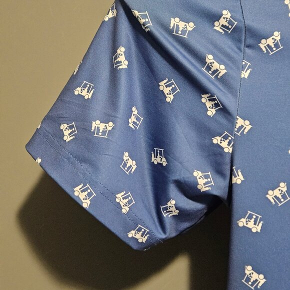 Snake eyes Men’s Polo golf shirt size XL/TG - Picture 3 of 10